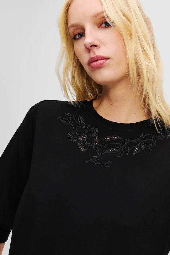 Îmbrăcăminte Karl Lagerfeld pulover A2W20040 negru