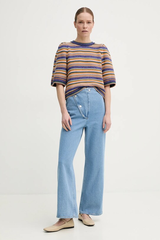 BA&SH sweter bawełniany FARFAELA 1E25FARF multicolor SS25