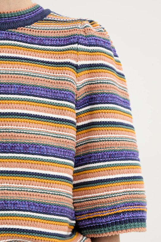 BA&SH sweter bawełniany FARFAELA 1E25FARF multicolor