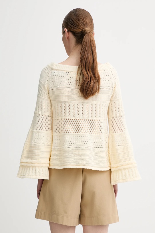 Oblečení Bavlněný svetr BA&SH DAXIE 1E25DAXI béžová