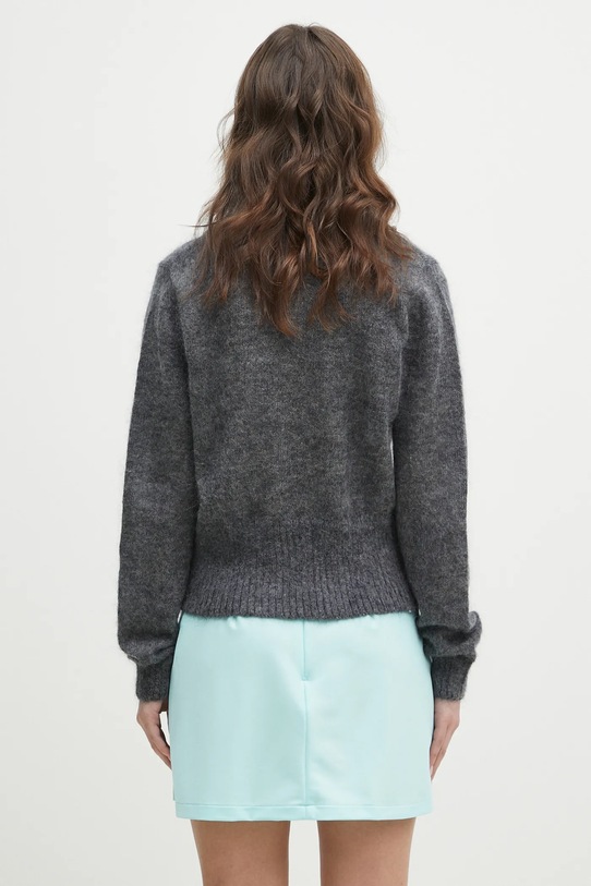 Oblečenie Vlnený kardigán GANNI Light Mohair Tie String Cardigan K2411 sivá