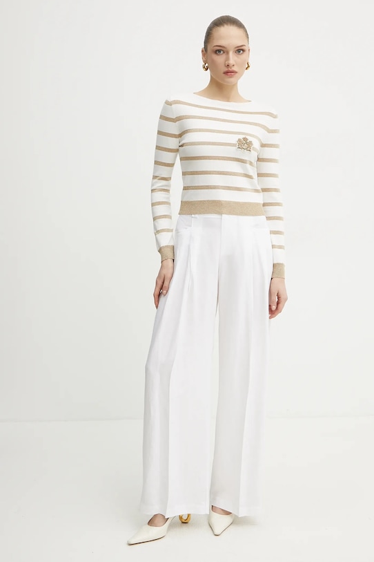 Светр ERMANNO Firenze 56TM029E80 білий SS25