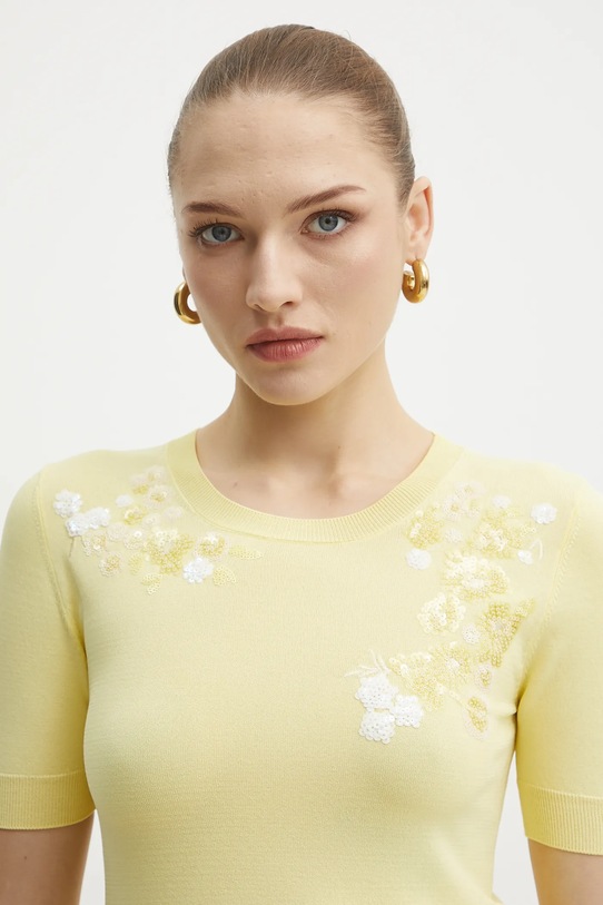 Pulover Ermanno Firenze zlatna 56TM031EZ0