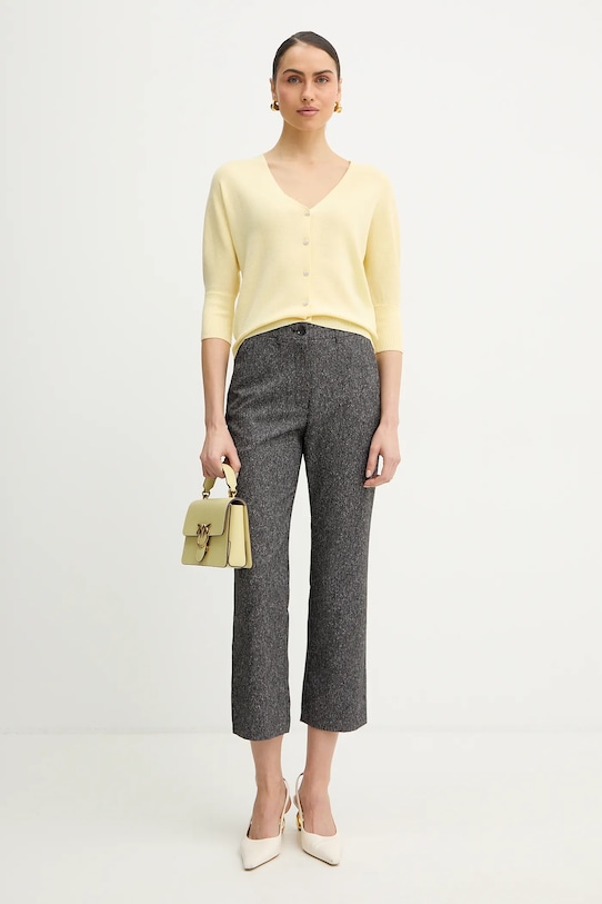 Morgan kardigan MBATSI MBATSI żółty SS25