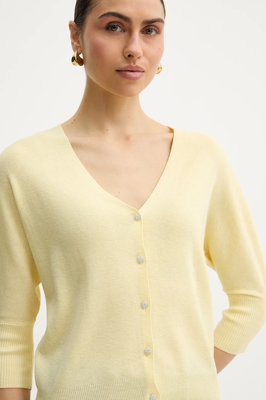 Morgan kardigan MBATSI żółty MBATSI