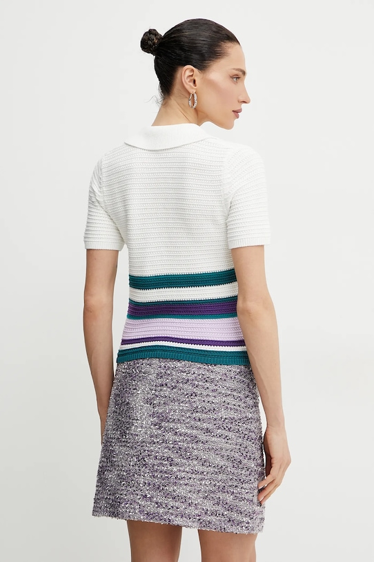 Odzież Morgan kardigan bawełniany MICHALI MICHALI biały