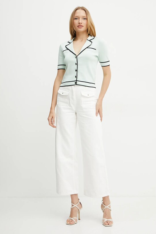 Morgan cardigan MEDIN MEDIN verde SS25