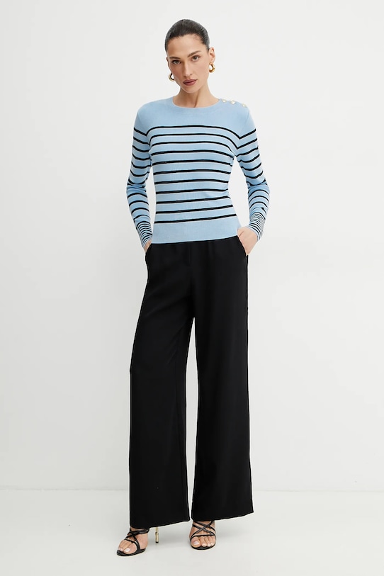 Morgan pulover MTERA MTERA albastru SS25