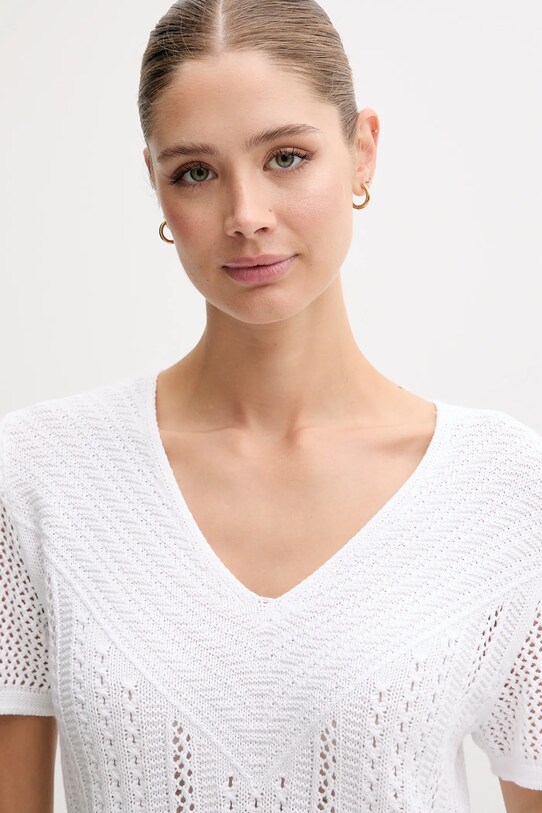 Светр United Colors of Benetton білий 143CD402Y