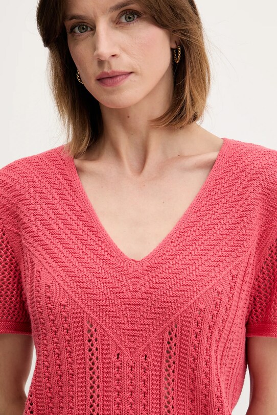 United Colors of Benetton sweter różowy 143CD402Y