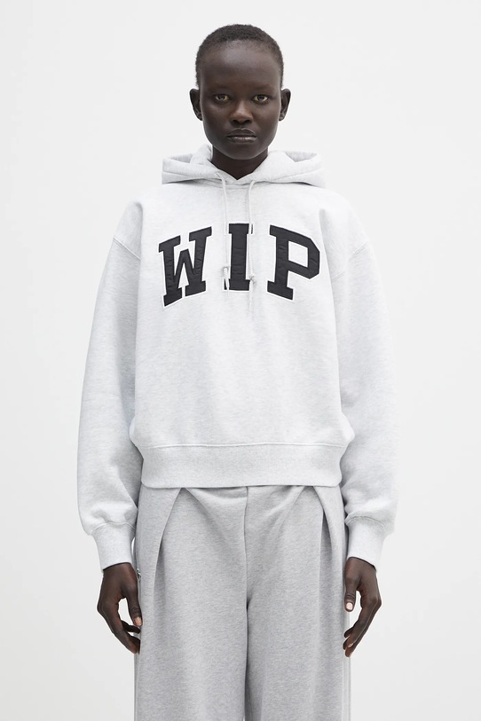 Кофта Carhartt WIP Hooded WIP Sweat с капюшоном серый I034719.482XX