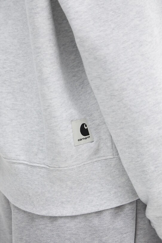 Mikina Carhartt WIP Hooded WIP Sweat I034719.482XX sivá