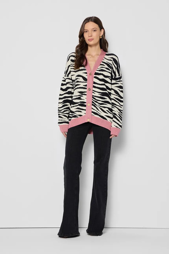 Bavlnený kardigán Bizuu LEZEBRE viacfarebná LEZEBRE.KREMOWY.SS25
