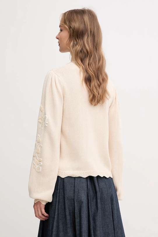 Odzież Hoss Intropia kardigan bawełniany 6319508 beżowy