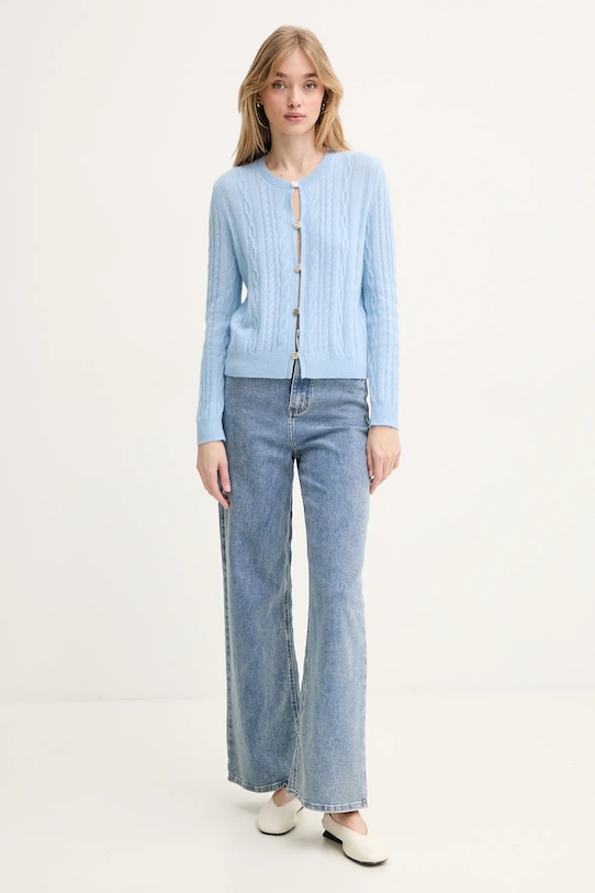 FROM FUTURE kasmír kardigán WPC02200 kék SS25