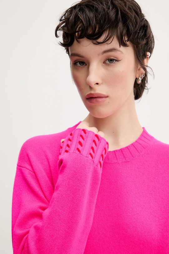 FROM FUTURE pulover de cașmir roz WPR02606