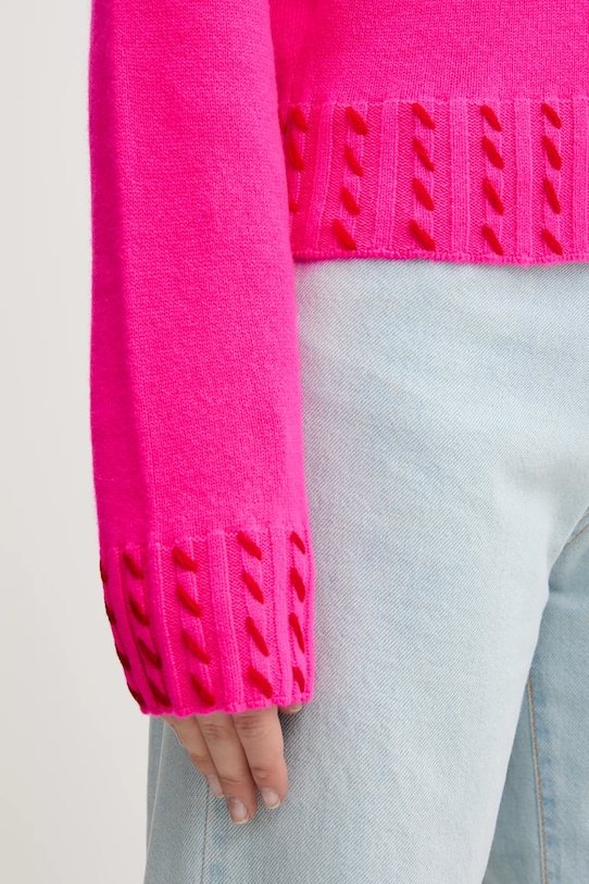 FROM FUTURE pulover de cașmir WPR02606 roz