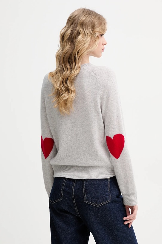 Kašmírový svetr FROM FUTURE šedá WPR02643