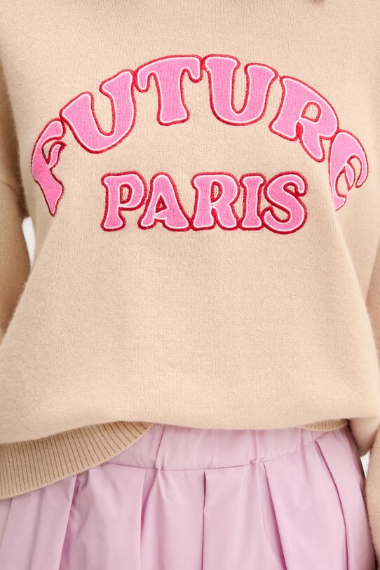 FROM FUTURE pulover de cașmir WPR02645 bej