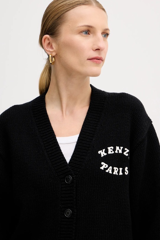 Kenzo cardigan din lână x Verdy negru FF52CA4773CX.99J