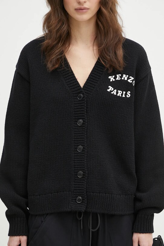 Kenzo cardigan din lana x Verdy negru FF52CA4773CX.99J