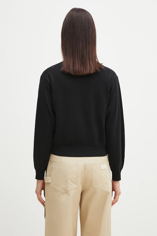 Odzież Kenzo kardigan wełniany Pop FF52CA4823LB.99J czarny