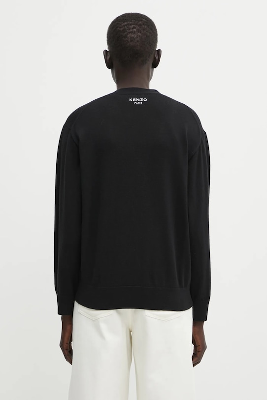 Ρούχα Μάλλινη ζακέτα Kenzo Pop FF52CA4833LB.99J μαύρο