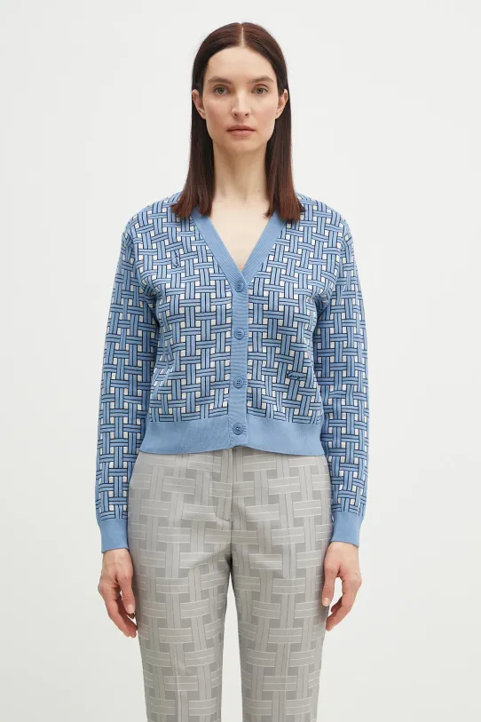 Kardigan Kenzo krivi plava FF52CA4943CO.64