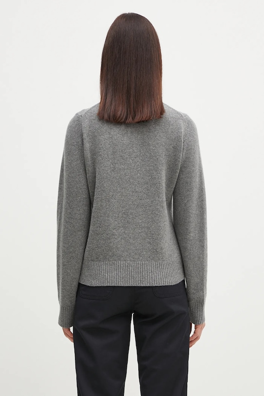 Abbigliamento GANNI maglione in lana Graphic Wool Mix Bunny K2502 grigio