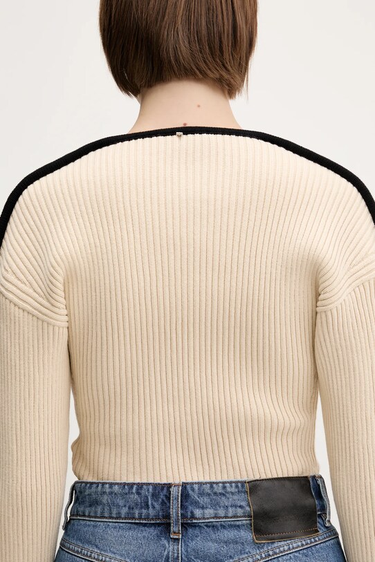 Sportmax sweter Boemia beżowy 2512361051600