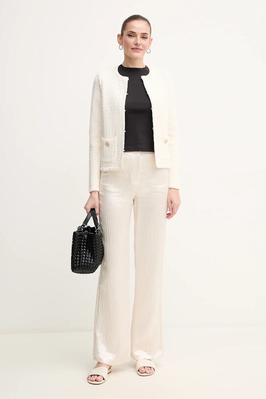 Pedro del Hierro cardigan din bumbac 3519547 bej SS25
