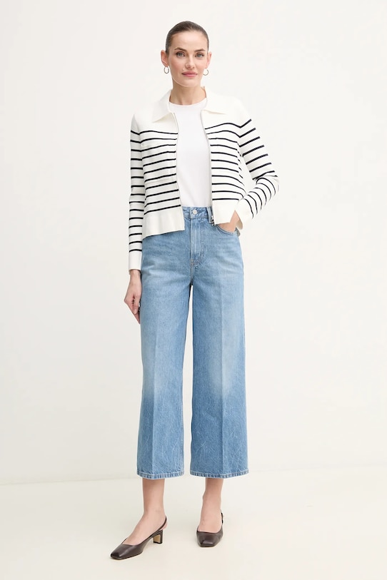 Pedro del Hierro cardigan 3519550 alb SS25