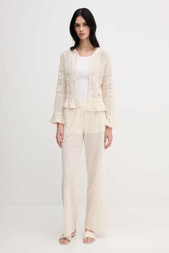 Hoss Intropia cardigan 6319513 bej SS25