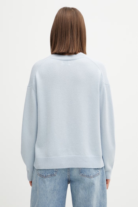 Odzież Anine Bing Lee Crew Sweater sweter kaszmirowy damski A.09.10662 niebieski