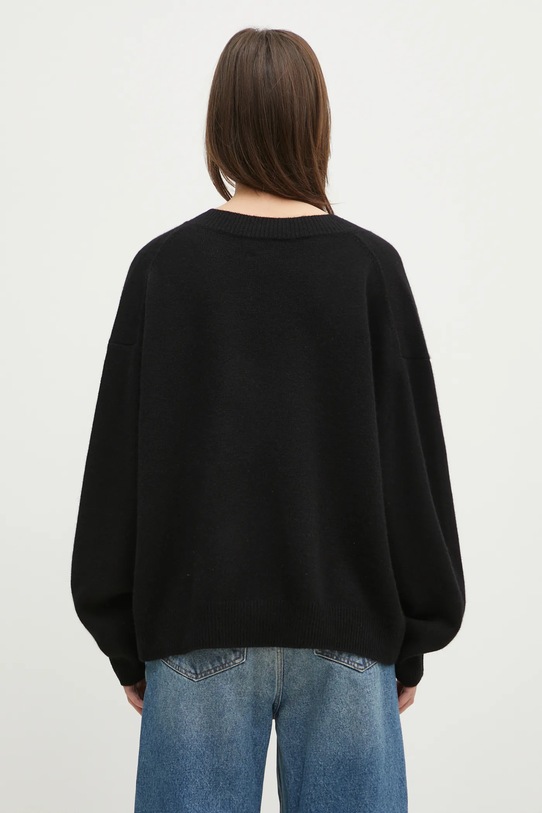 Odzież Anine Bing sweter kaszmirowy Lee Sweater A.09.3280 czarny