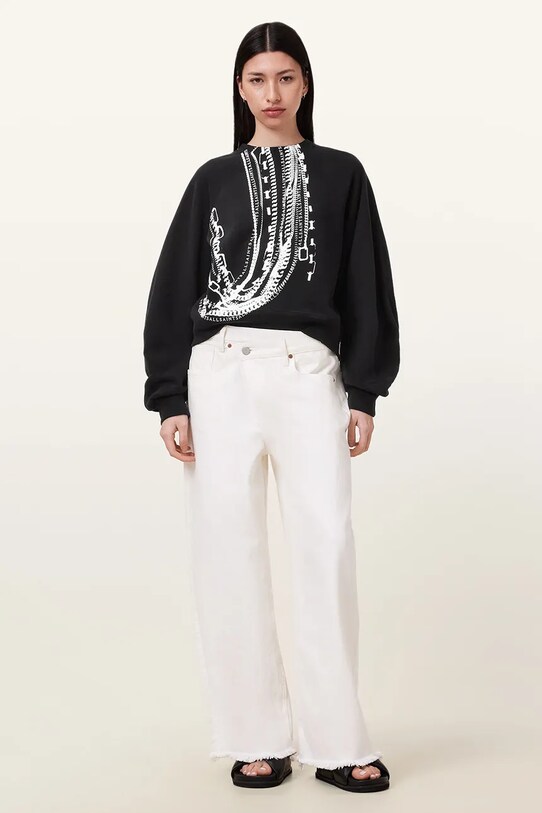 AllSaints hanorac de bumbac METALLO DANA W040JC