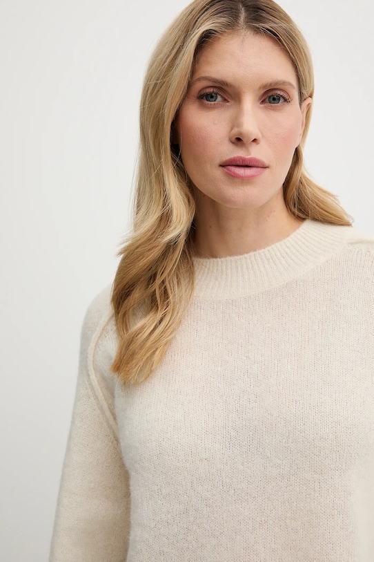 A.P.C. sweter Pull Naomie beżowy WPABE.F23283