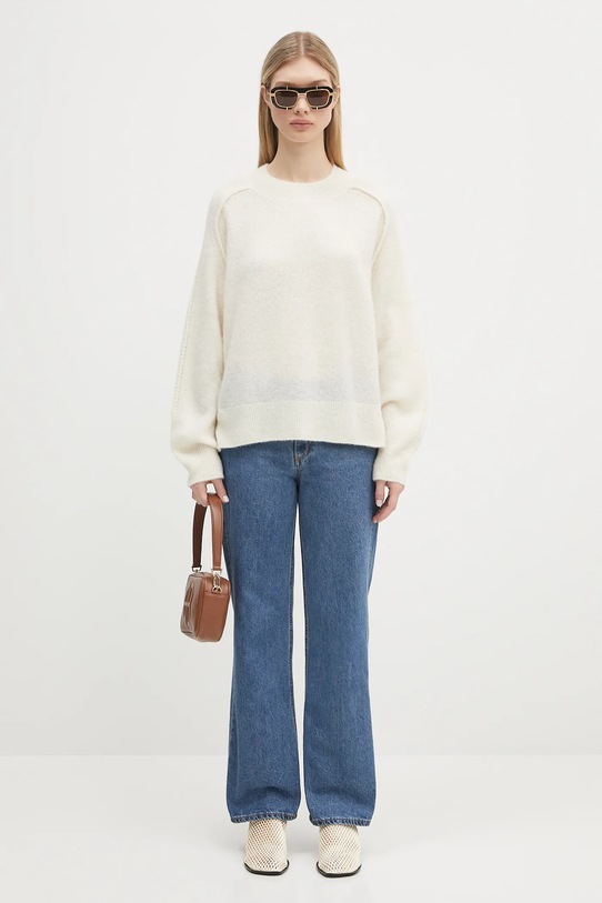 A.P.C. sweter Pull Naomie WPABE.F23283 beżowy