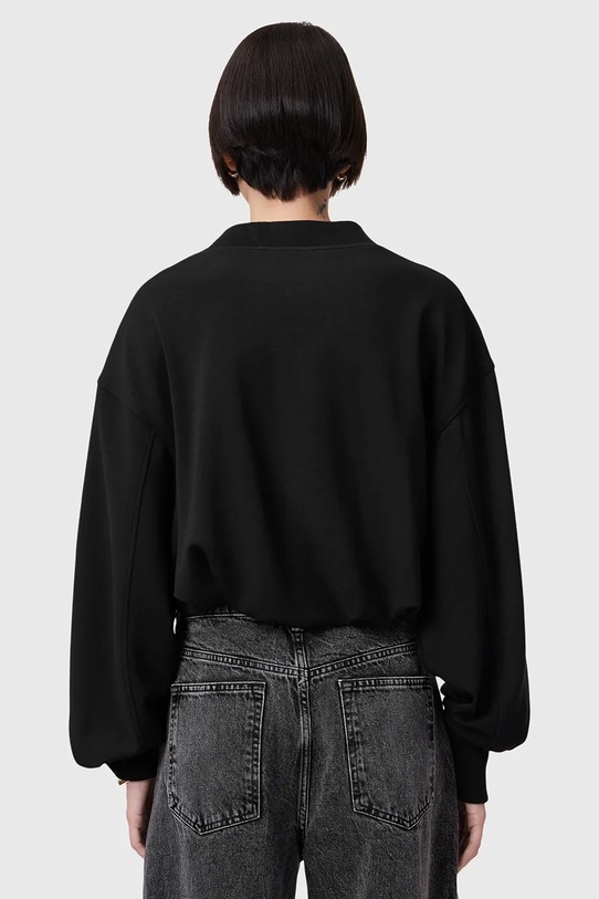 Бавовняна кофта AllSaints BIGGY ASTER чорний W094JC