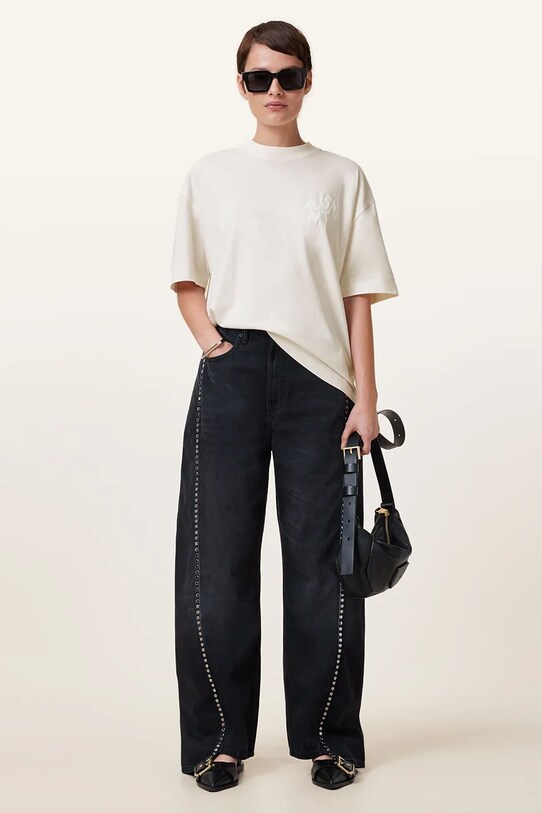 AllSaints t-shirt bawełniany ORLANDO ETTA W267JB