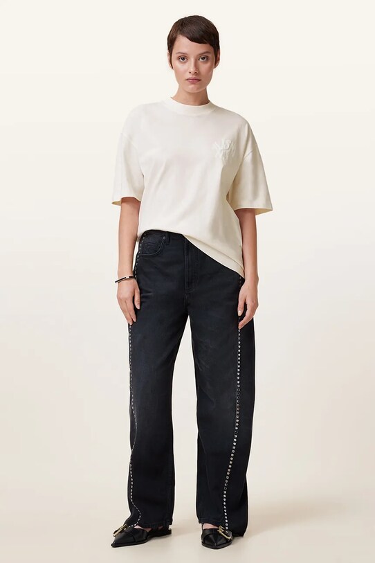 AllSaints t-shirt bawełniany ORLANDO ETTA W267JB