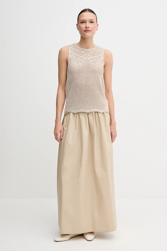 Hoss Intropia top 6389957 bej SS25