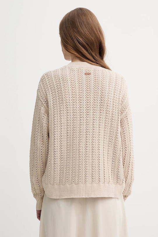 Odzież Levi's sweter z domieszką lnu SUNRISE CROCHET SWEATER 0013A beżowy