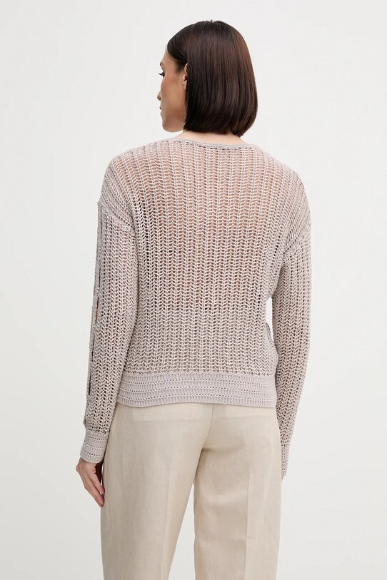 Odzież Sisley sweter 15PLM401A szary