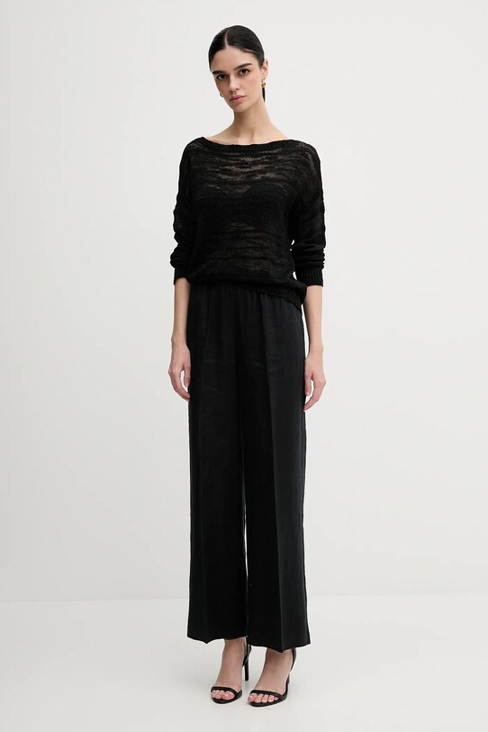 Sisley pulover 116CL106F negru SS25