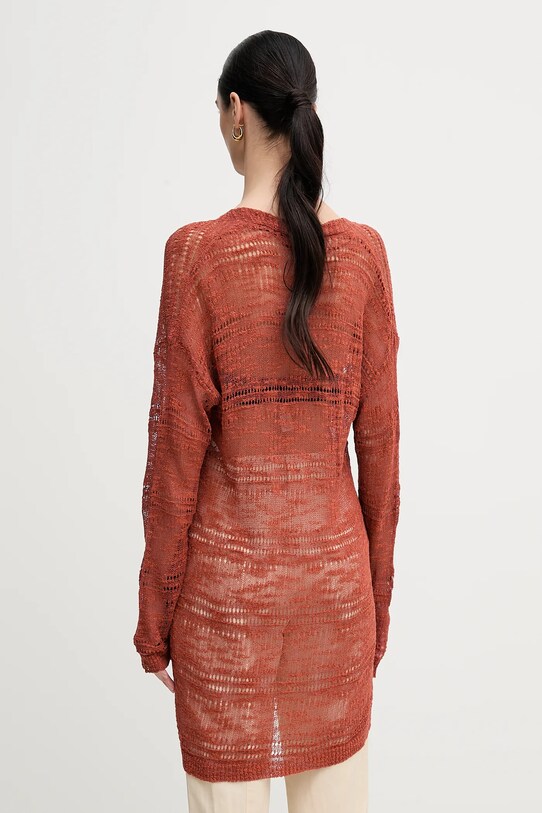 Îmbrăcăminte Sisley cardigan 106CM602K portocaliu