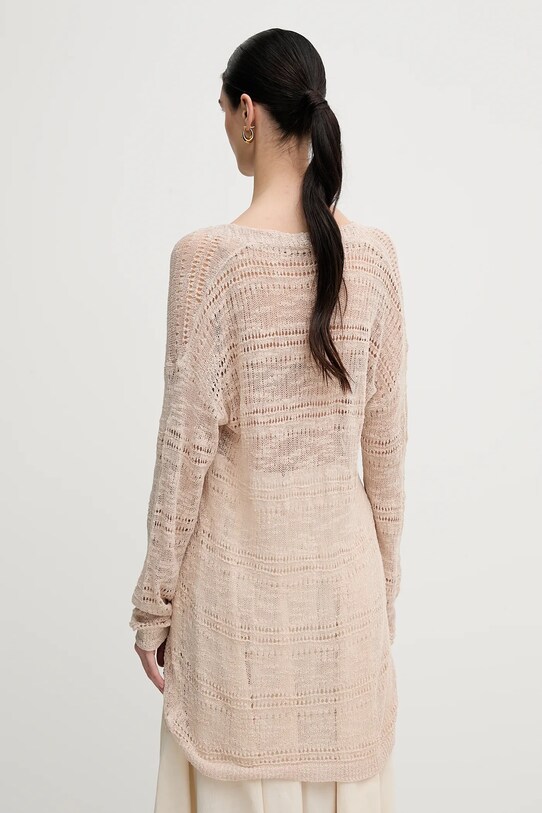 Odzież Sisley kardigan 106CM602K beżowy
