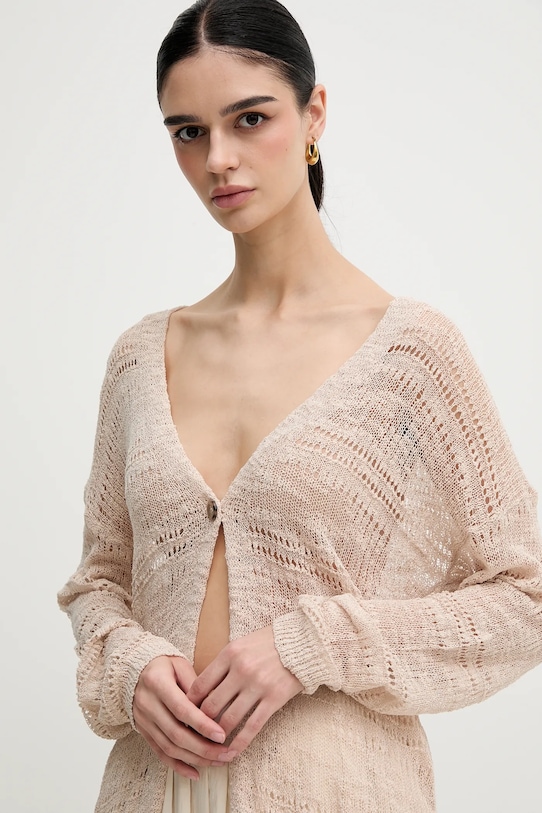 Sisley cardigan bej 106CM602K