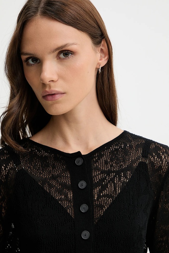 Sisley cardigan negru 1084M500P