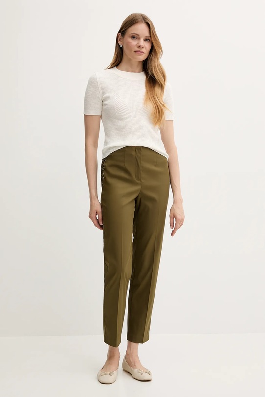 Свитер с примесью льна Sisley 105GM106G бежевый SS25